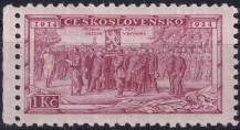 1934, ČSR I, 0277, 20. výročí vzniku čs. branné moci: přísaha roty Nazdar v Bayonne ✶✶ o L