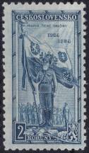 1934, ČSR I, 0278, 20. výročí vzniku čs. branné moci: praporečník České družiny ✶✶