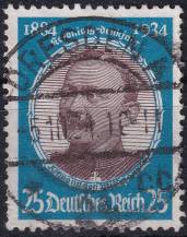 1934, Deutsches Reich, 0543, Oslava koloniální památky: Koloniální výzkumníci - Hermann von Wissmann   ⊙