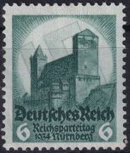 1934, Deutsches Reich, 0546, Stranický sjezd, Norimberk ✶