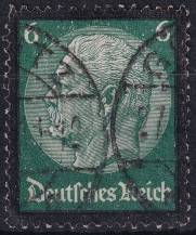 1934, Deutsches Reich, 0550, Úmrtí Paula von Hindenburga   ⊙