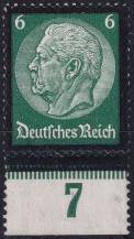 1934, Deutsches Reich, 0550p, Úmrtí Paula von Hindenburga ✶✶ o D