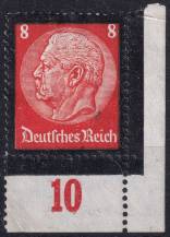 1934, Deutsches Reich, 0551, Úmrtí Paula von Hindenburg ✶ p P D