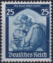 1935, Deutsches Reich, 0568, Sárský plebiscit ✶✶