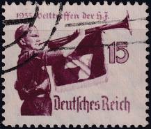 1935, Deutsches Reich, 0585, Světové setkání Hitlerovy mládeže ⊙