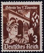 1935, Deutsches Reich, 0598, 12. výročí pochodu k Feldherrnhalle ✶