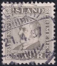 1935, Island, 0184, 100. výročí narození Matthiase Jochumssona ⊙