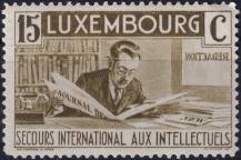1935, Lucembursko, 0268, Mezinárodní pomoc emigrantům intelektuálům: Novinář  ✶