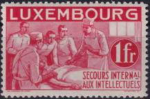 1935, Lucembursko, 0273, Mezinárodní pomoc emigrantům intelektuálům: Chirurg s operačním stolem  ✶