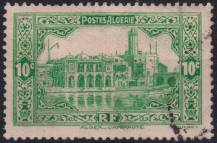 1936/1938, Alžírsko, 0107, 10 let alžírských poštovních směrovacích čísel: zemské pohledy; s "RF" - admiralita Alžíru ⊙