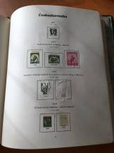 1936, ČSR I, Albové listy EMIL STIBUREK v pérových deskách
