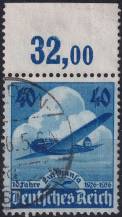 1936, Deutsches Reich, 0603, 10 let Lufthansy ⊙ p O H
