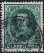 1936, Deutsches Reich, 0608, 250. výročí úmrtí Otto von Guericka ⊙