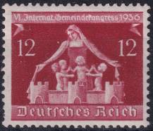 1936, Deutsches Reich, 0619, Mezinárodní kongres o obcích, Mnichov a Berlín ✶