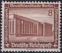 1936, Deutsches Reich, 0638, Zimní pomoc: Moderní stavby - Dům Německa, Berlín ✶✶