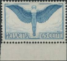 1936, Švýcarsko, 0189z, Letecká známka: Letecké poštovní známky ∗∗ o D