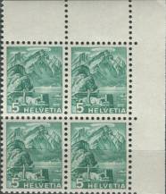 1936, Švýcarsko, 0298, Výplatní známka: Regiony - Pilatus ∗∗ ⊞ P H