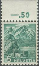 1936, Švýcarsko, 0298p, Výplatní známka: Regiony - Pilatus ∗∗
