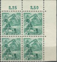 1936, Švýcarsko, 0298p, Výplatní známka: Regiony - Pilatus ∗∗ ⊞ P H