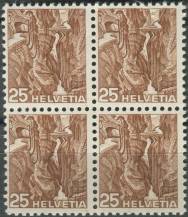 1936, Švýcarsko, 0302, Výplatní známka: Regiony - Viamalská soutěska ∗∗ ⊞