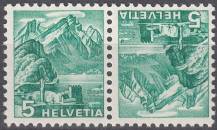 1936, Švýcarsko, St032, Výplatní známky: Krajiny - Pilatus, **