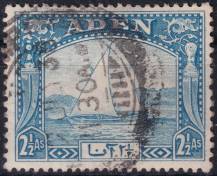 1937, Aden, 05, Výplatní známka: Dau ⊙