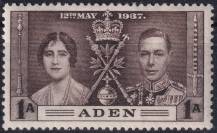 1937, Aden, 13, Korunovace krále Jiřího VI. a královny Alžběty ✶✶