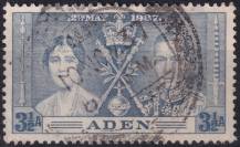 1937, Aden, 15, Korunovace krále Jiřího VI. a královny Alžběty ⊙