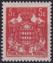 1937, Monako, 0146, Výplatní: státní znak ✶