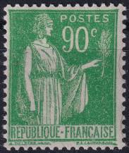 1938, Francie, 0392, Výplatní známka: symbol míru ✶✶