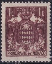 1938, Monako, 0143, Výplatní: státní znak ✶