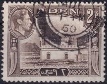 1939, Aden, 20, Výplatní známka: zemské motivy - mešita Aidrus ⊙