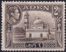 1939, Aden, 20, Výplatní známka: zemské motivy - mešita Aidrus ✶✶