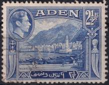 1939, Aden, 21, Výplatní známka: zemské motivy - Mukalla ⊙
