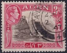 1939, Aden, 22, Výplatní známka: zemské motivy - dobytí Adenu ⊙