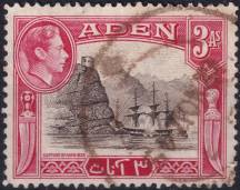 1939, Aden, 22, Výplatní známka: zemské motivy - dobytí Adenu ⊙