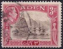 1939, Aden, 22, Výplatní známka: zemské motivy - dobytí Adenu ⊙