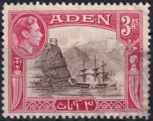 1939, Aden, 22, Výplatní známka: zemské motivy - dobytí Adenu ⊙