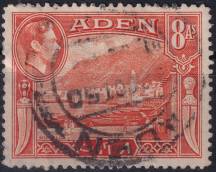 1939, Aden, 23, Výplatní známka: zemské motivy - Mukalla ⊙