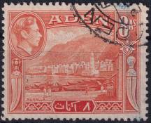 1939, Aden, 23, Výplatní známka: zemské motivy - Mukalla ⊙