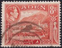 1939, Aden, 23, Výplatní známka: zemské motivy - Mukalla ⊙