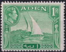 1939, Aden, 25, Výplatní známka: zemské motivy - Dau ✶