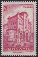 1939, Monako, 0164, Výplatní: pohledy - monacká katedrála ✶