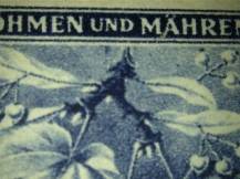 1939, Protektorát, 020DV, Výplatní známka : Lipové listy (hlubotisk) ∗∗ ⊞ o