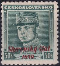 1939, Slovenský stát, 009VV, Výplatní známka: Generál Milan Rastislav Štefánik (1880-1919) ✶✶