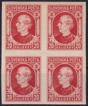 1939, Slovenský stát, 027N, Výplatní známka: Andrej Hlinka ✶✶ ⊞