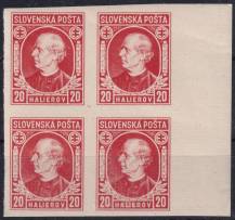 1939, Slovenský stát, 027N, Výplatní známka: Andrej Hlinka ✶✶ ⊞ o P