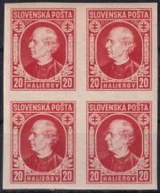 1939, Slovenský stát, 027NDV, Výplatní známka: Andrej Hlinka ✶✶ ⊞