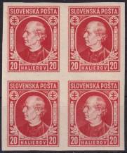 1939, Slovenský stát, 027NDV, Výplatní známka: Andrej Hlinka ✶✶ ⊞