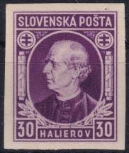 1939, Slovenský stát, 028N, Výplatní: Andrej Hlinka ✶✶
